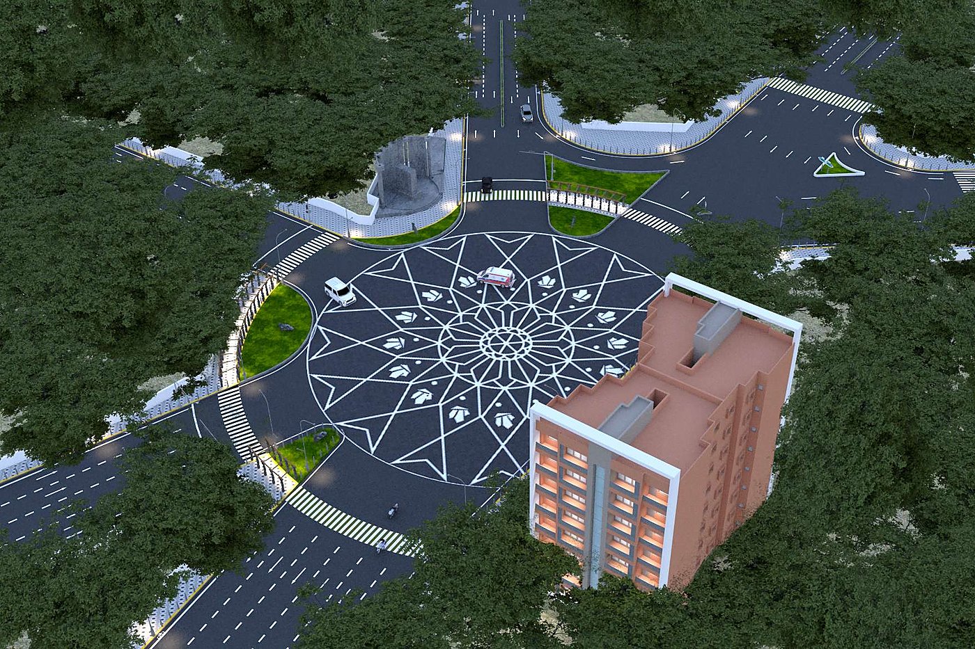 KR Circle Urban Intervention — Interventions project by Dialogue Design Partners
